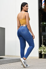 Cargar imagen en el visor de la galería, JEANS MUJER SKINNY TIRO ALTO REF 1401
